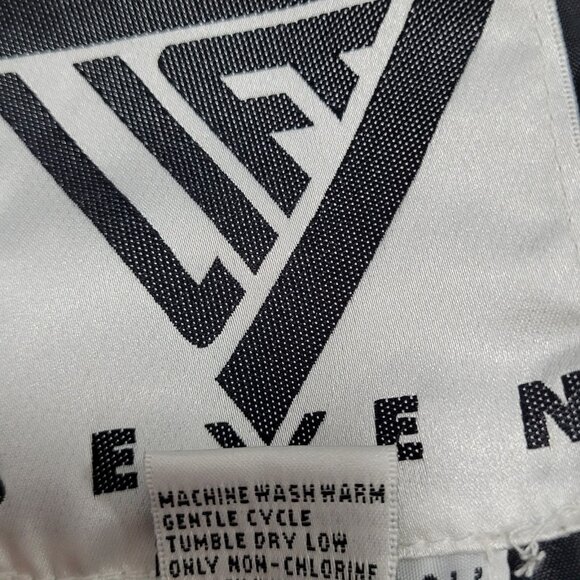 Lift Seven Black Front Zip Adjustable Lined Padded Snow Bib Pants Large L - Picture 14 of 14